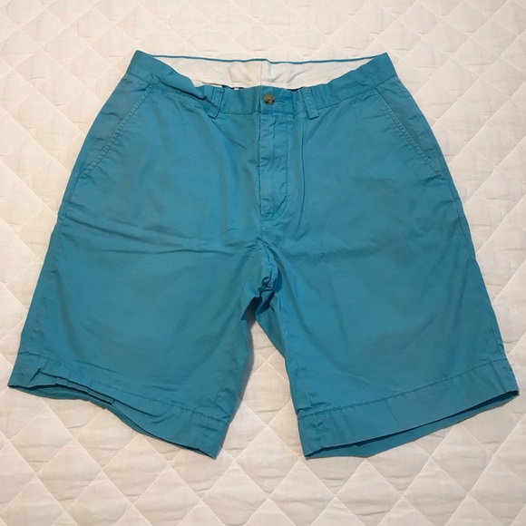 Men’s Blue Polo Shorts - Picture 1 of 3